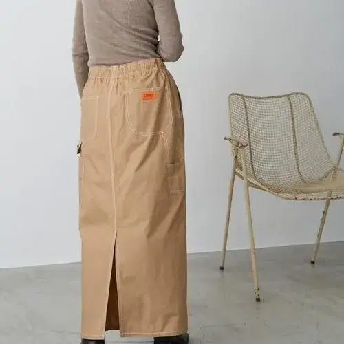 유니버설 오버올 CHEF PAINTER LONG SKIRT