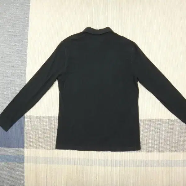 (2XL) 루이까스텔 블랙 플리스 카라 긴팔 티셔츠