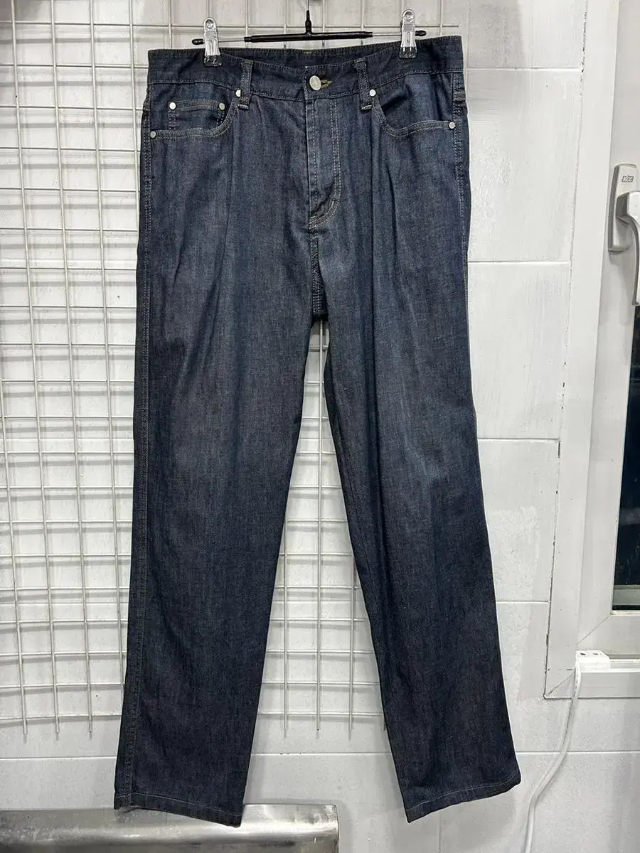 [Kinloch & Anderson] Men's Straight Span Denim Pants 32