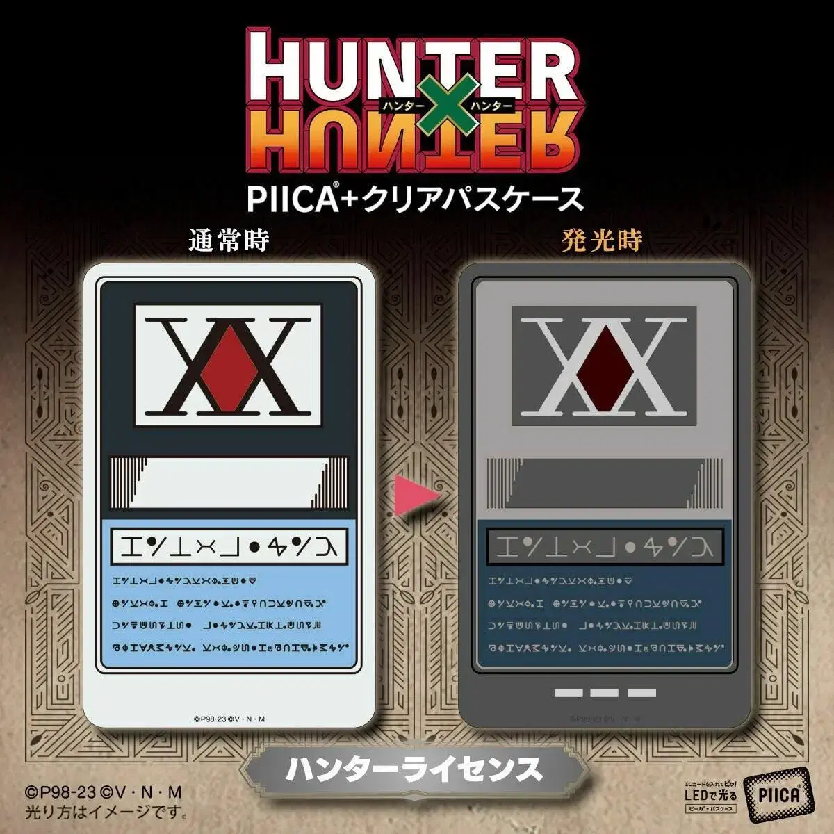 [Closed]Hunter X Hunter Dedication PIICA Clear Pass CaseHunter License