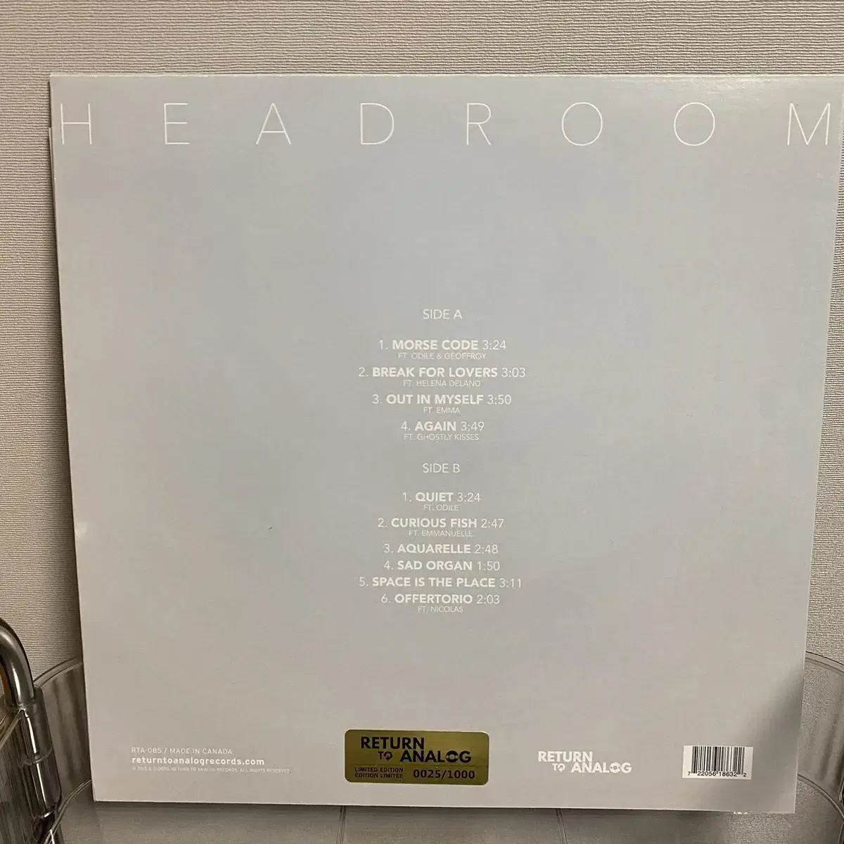 Men I Trust (맨 아이 트러스트)  Headroom 블랙 LP