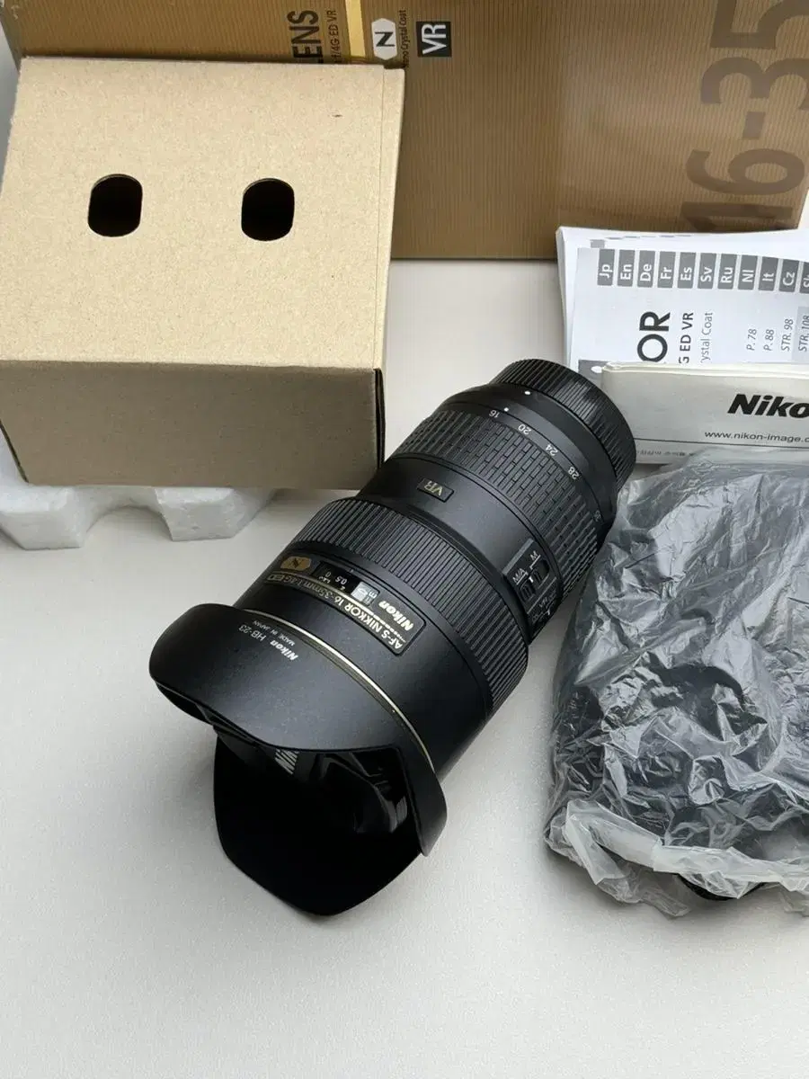 니콘 16-35mm f4 ed VR 1635N 판매합니다