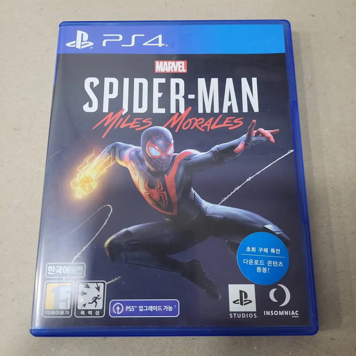 [중고] PS4 마블스파이더맨마일즈모랄레스/한글/액션/SPIDERMAN