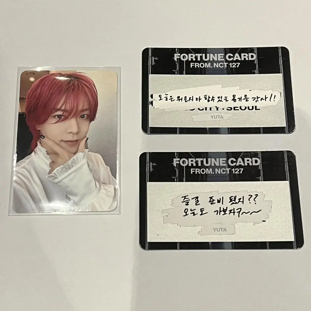 NCT 127 The Unity Fortune Scratch kard yuta full set WTS