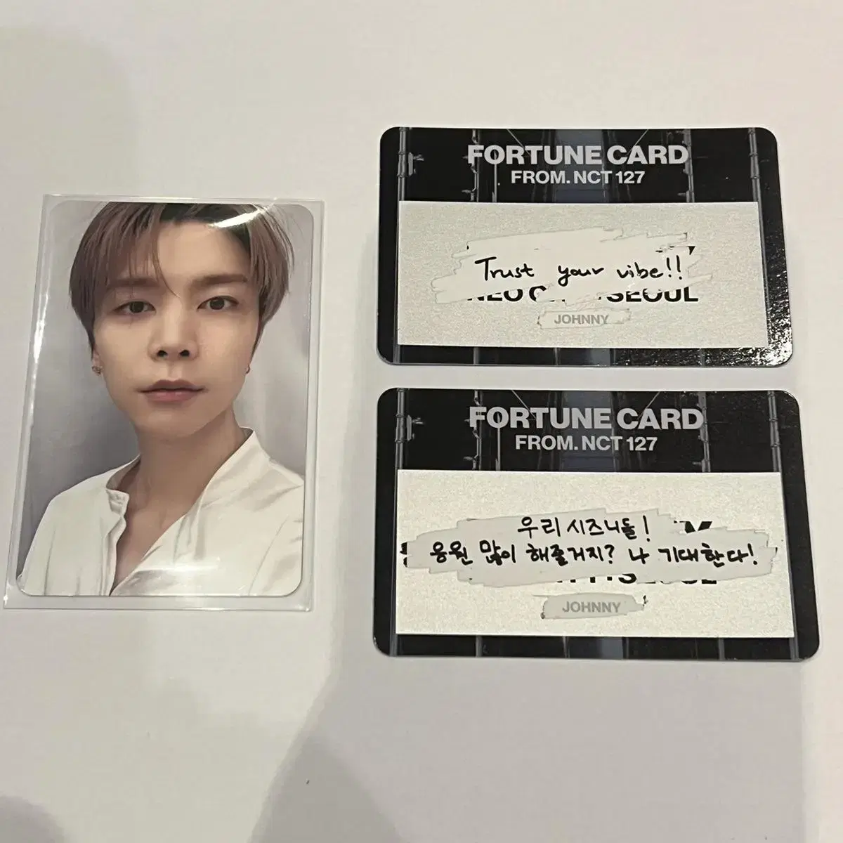 NCT 127 The Unity Fortune Scratch kard johnny full set WTS