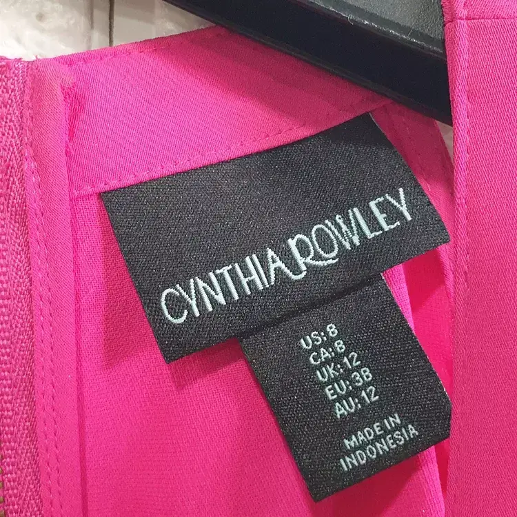 55)CYNTHIA ROWLEY 신시아로리 핑크 원피스