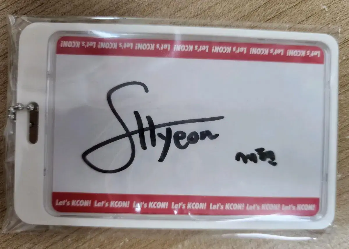 DKZ Sehyun Keikon Autographed Nametag