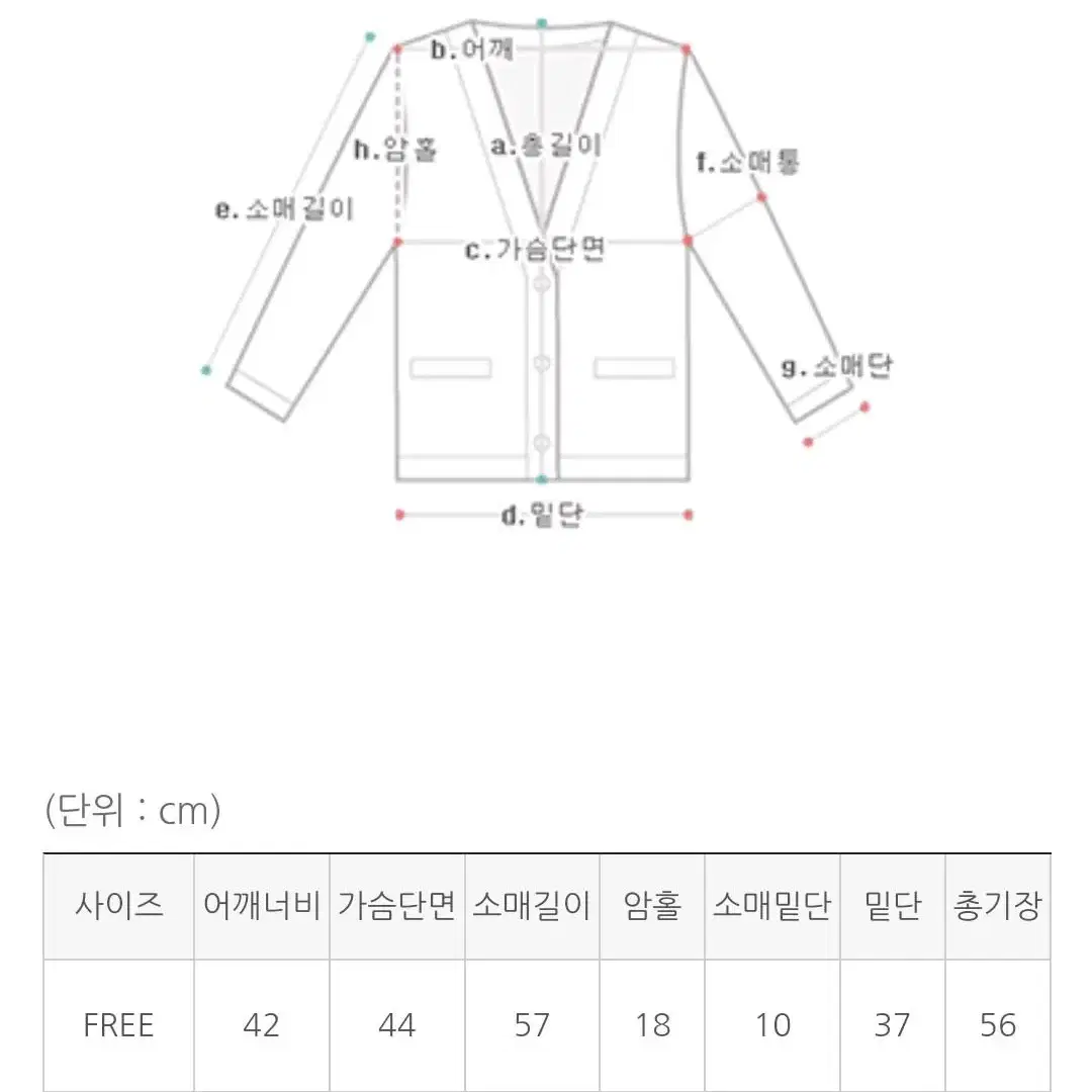 (새상품)울 니트 가디건