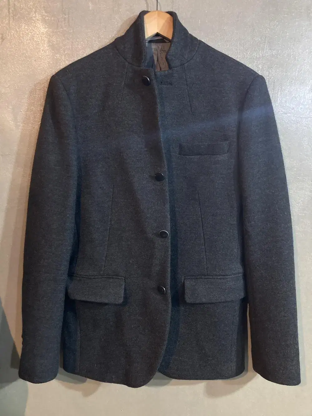 Series Pure Wool Deep Charcoal Jacket