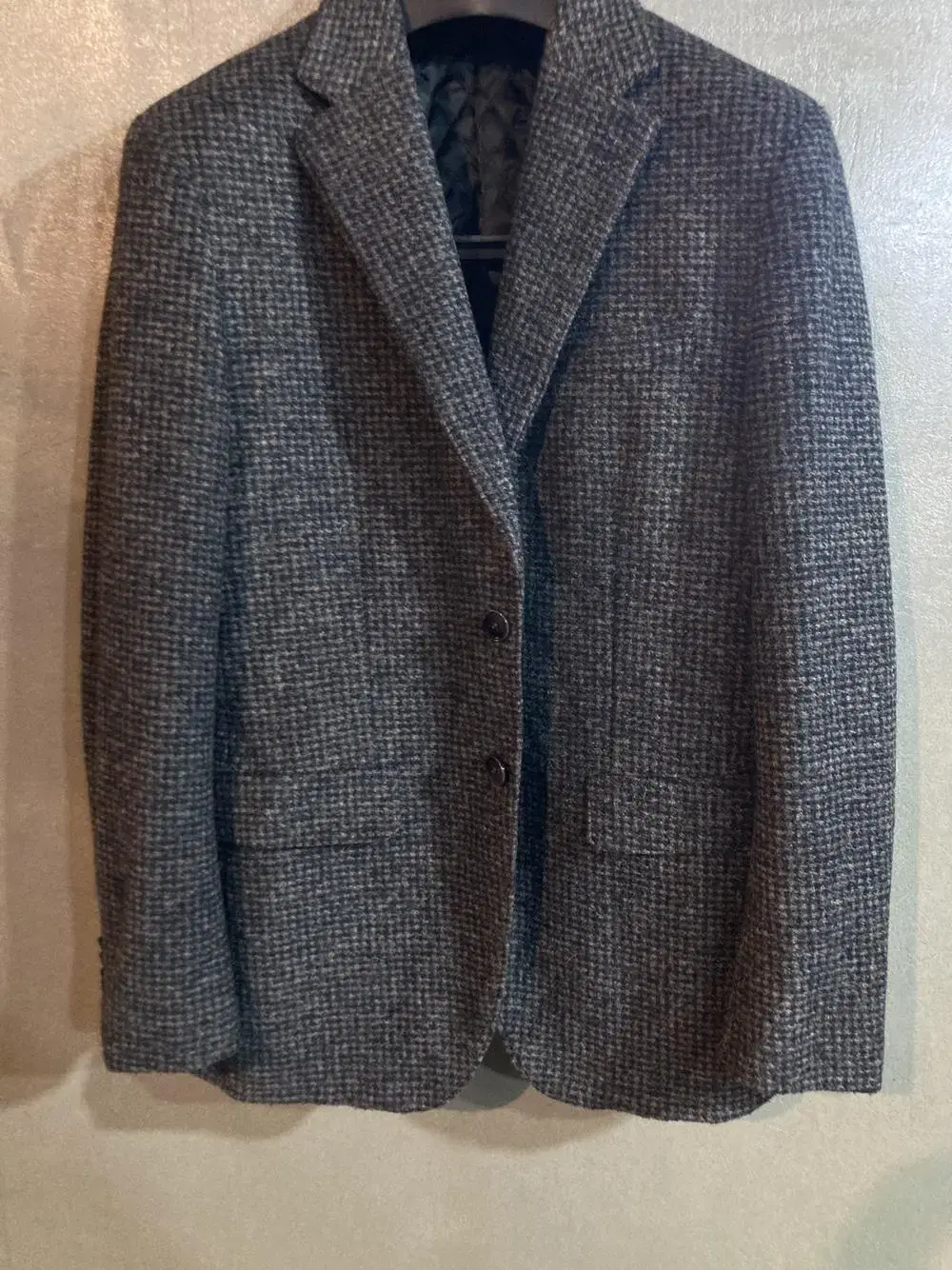 Logardis new Italian fabric lined quilted tweed jacket