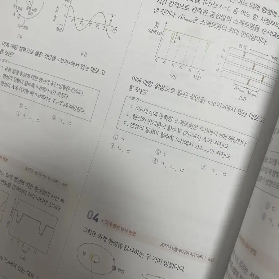 지구과학 엄영대 기출문제집