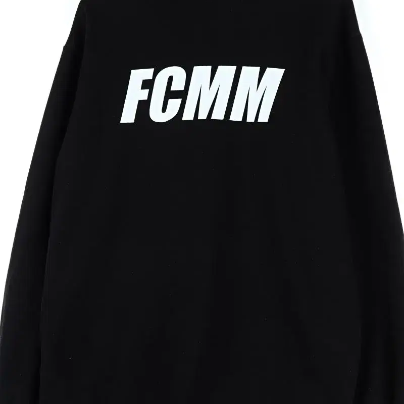 (XL) FCMM 맨투맨 티셔츠 블랙 기모 올드스쿨-A52A