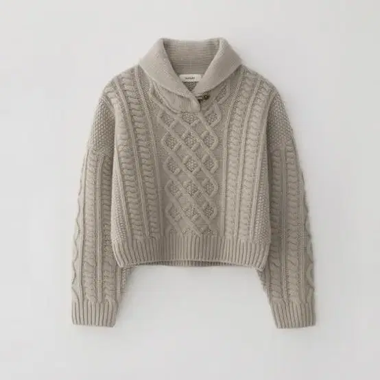 노멜렛 Audrey shawl collar knit - mocha 판매