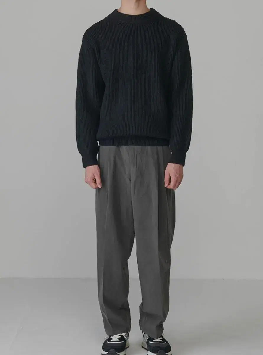 Evidence / Cashmere Hachi Round Knit / L