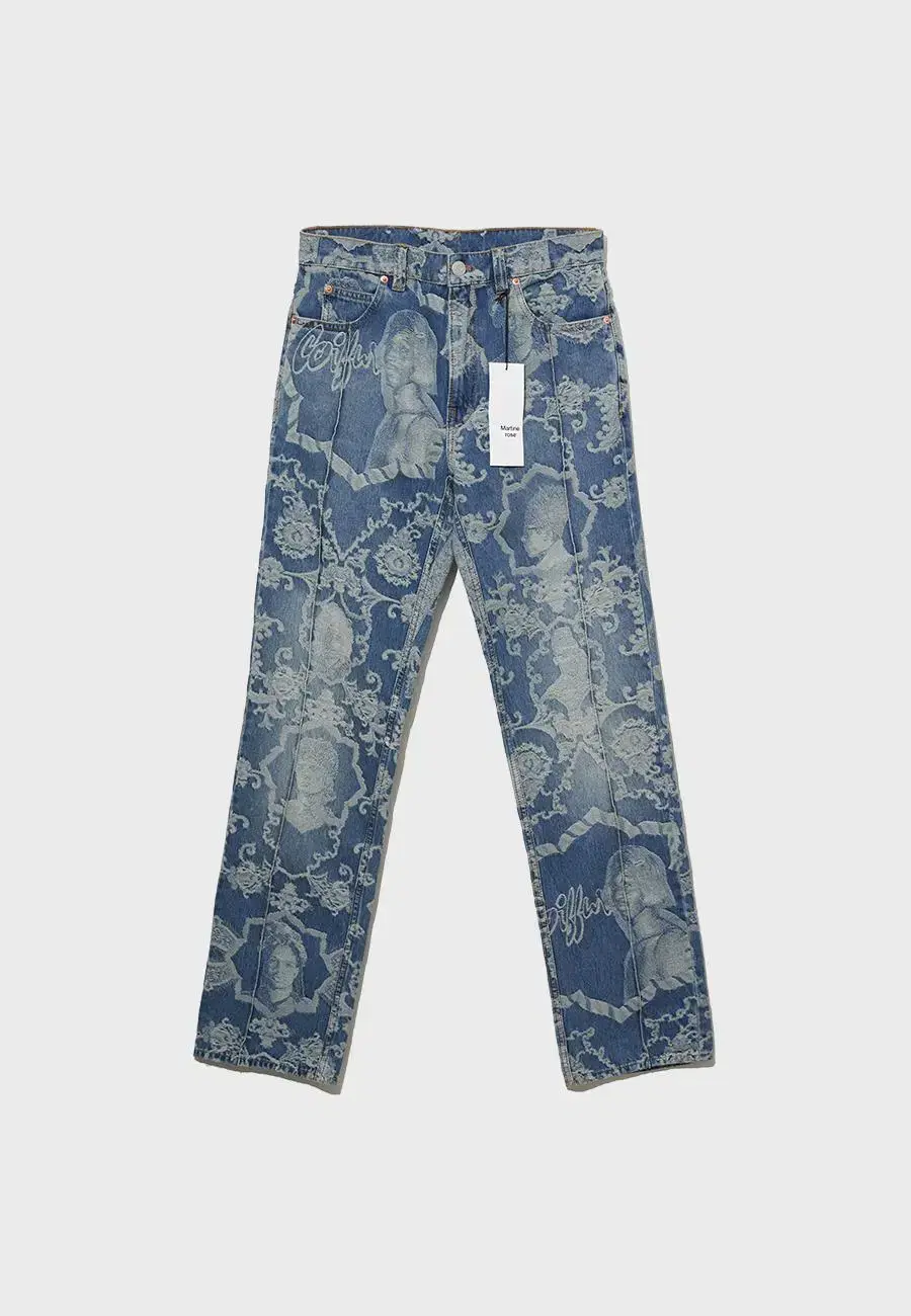 MARTINE ROSE DENIM PANTS