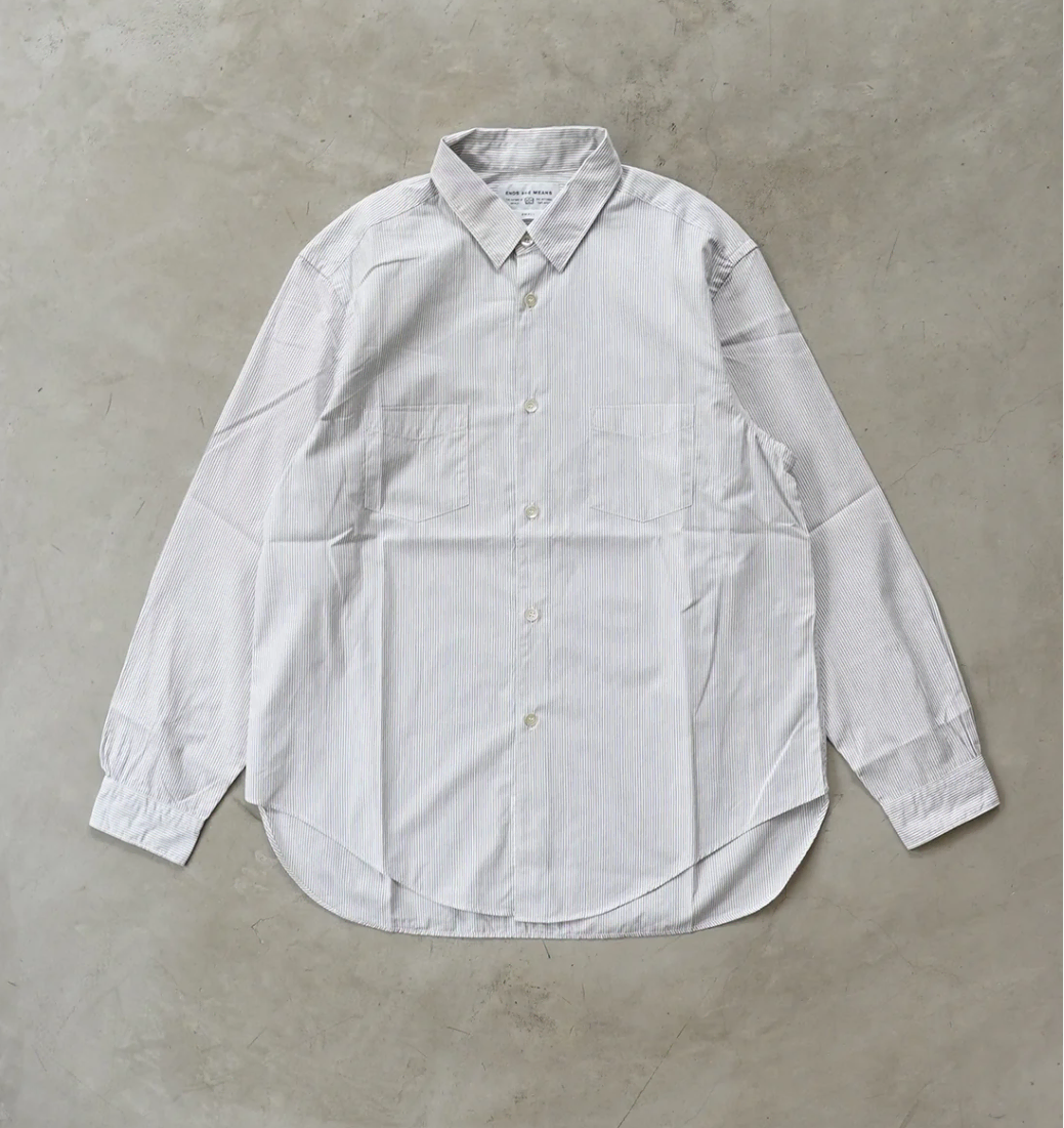 ENDS AND MEANS Men's Alders Stripe Shirt