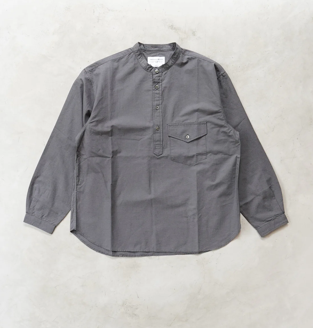 ENDS AND MEANS Men's P/O Pocket Cotton Shirt