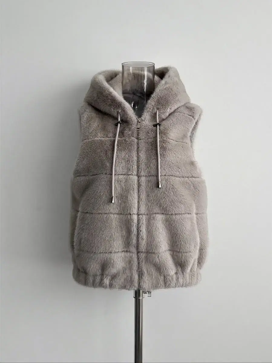 Eco-mink vest