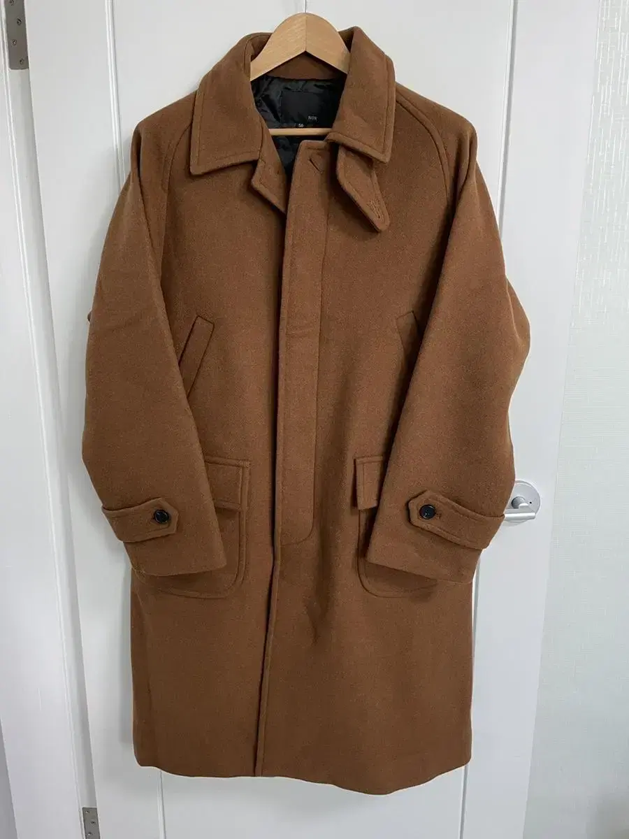 (New) Wool Balmacan Coat Brown size 105