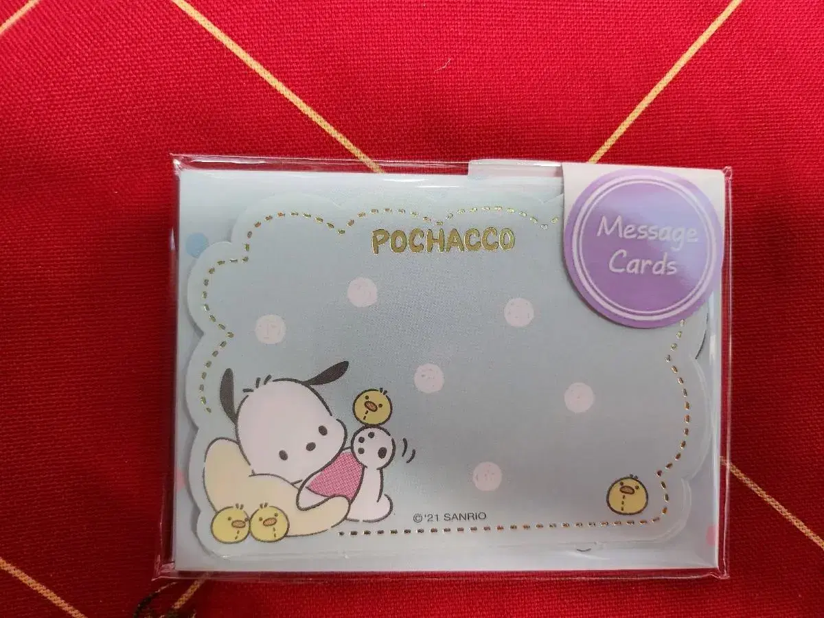 [Genuine Japan] Pochako Message Card (Mini Card)