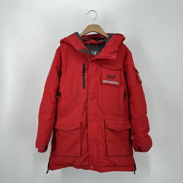 잭울프스킨 키즈 거위털 패딩 점퍼 (150 size / RED)