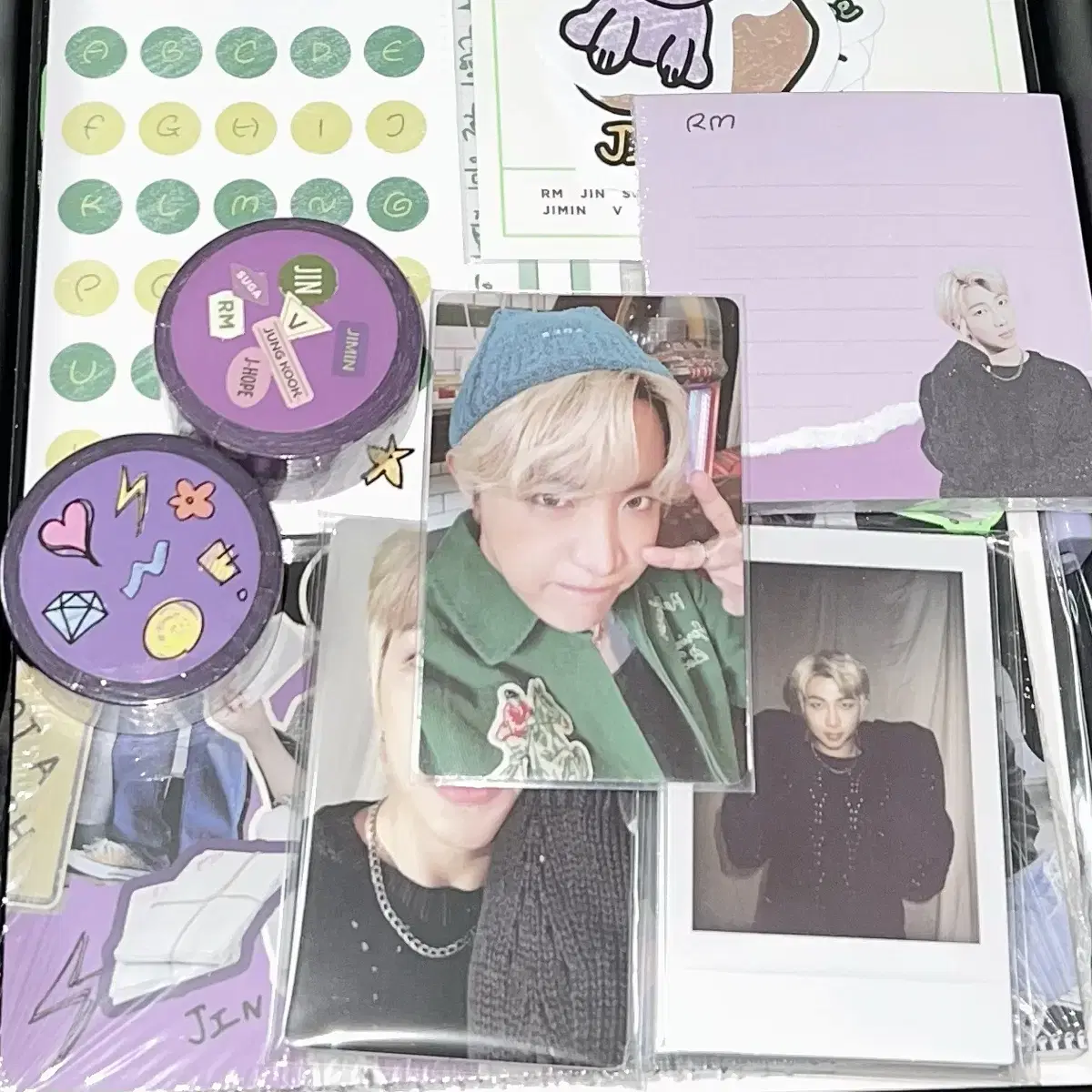 BTS Deco kit Random Charms jungkook photocard incl. Full Night wts sells