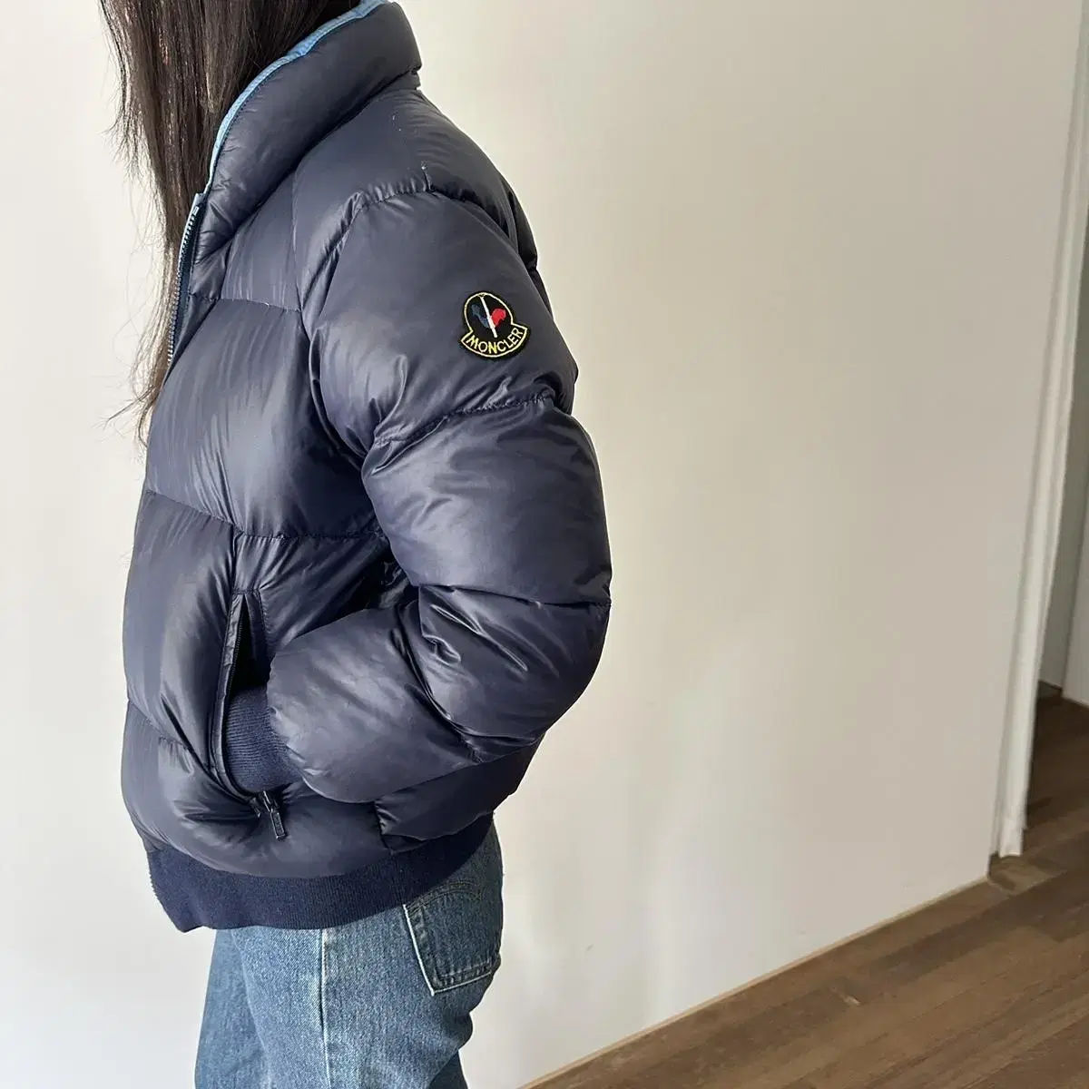 몽클레어 Moncler 로고 여성 리버시블 패딩