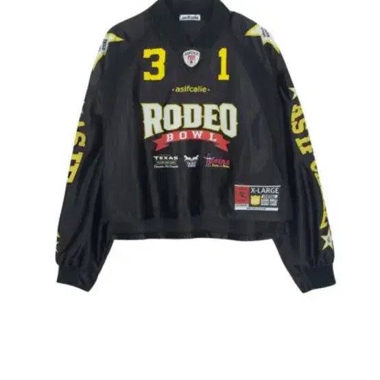 에즈이프캘리 RODEO CROP FOOTBALL JERSEY 블랙