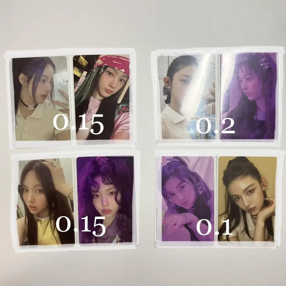 New Jeans photocard sell wts Supershine ETA minji haerin hyein Dani