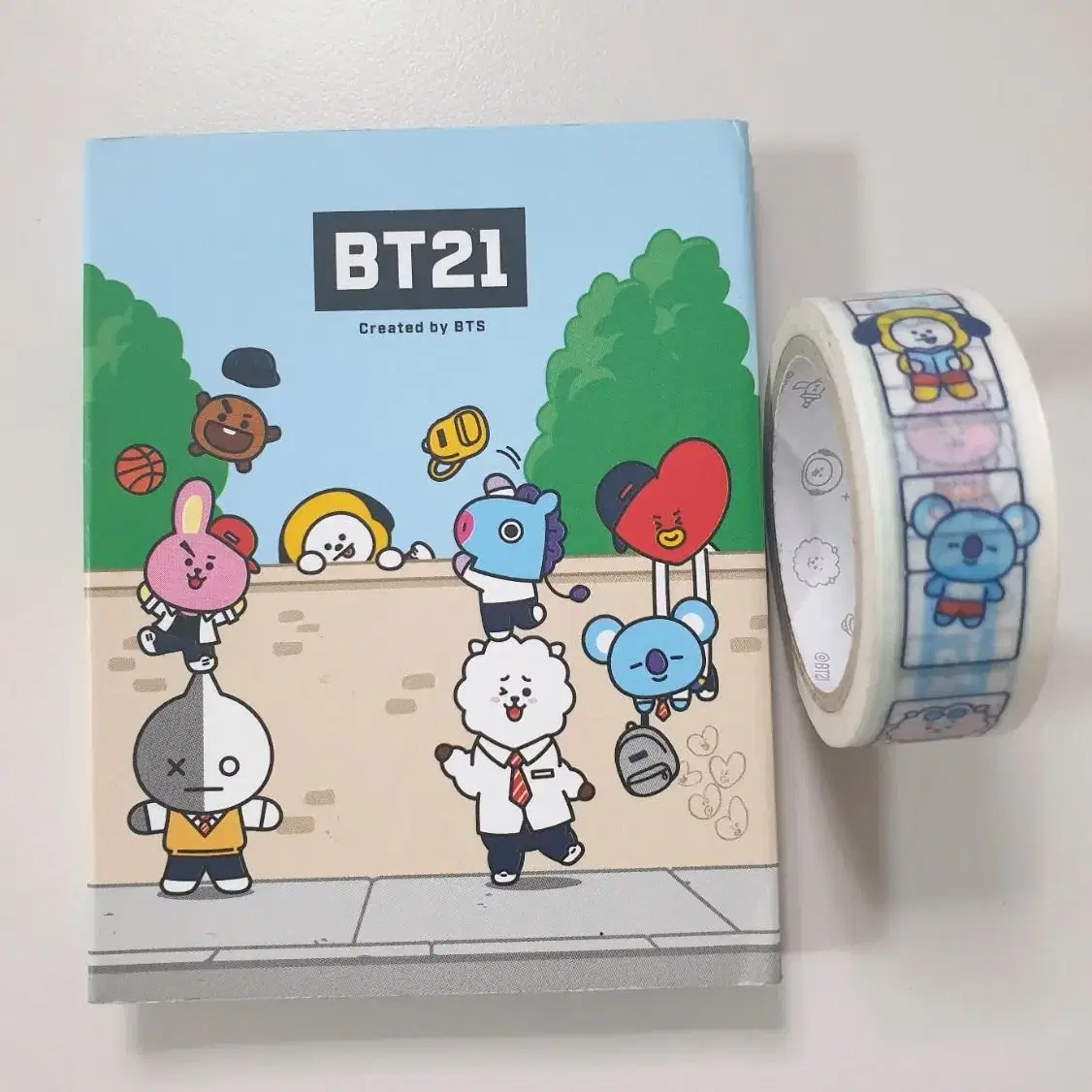 BTS 방탄소년단 BT21 마스킹테이프&메모패드