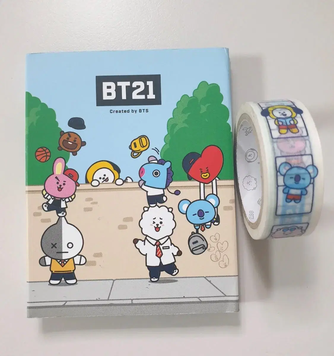 BTS 방탄소년단 BT21 마스킹테이프&메모패드