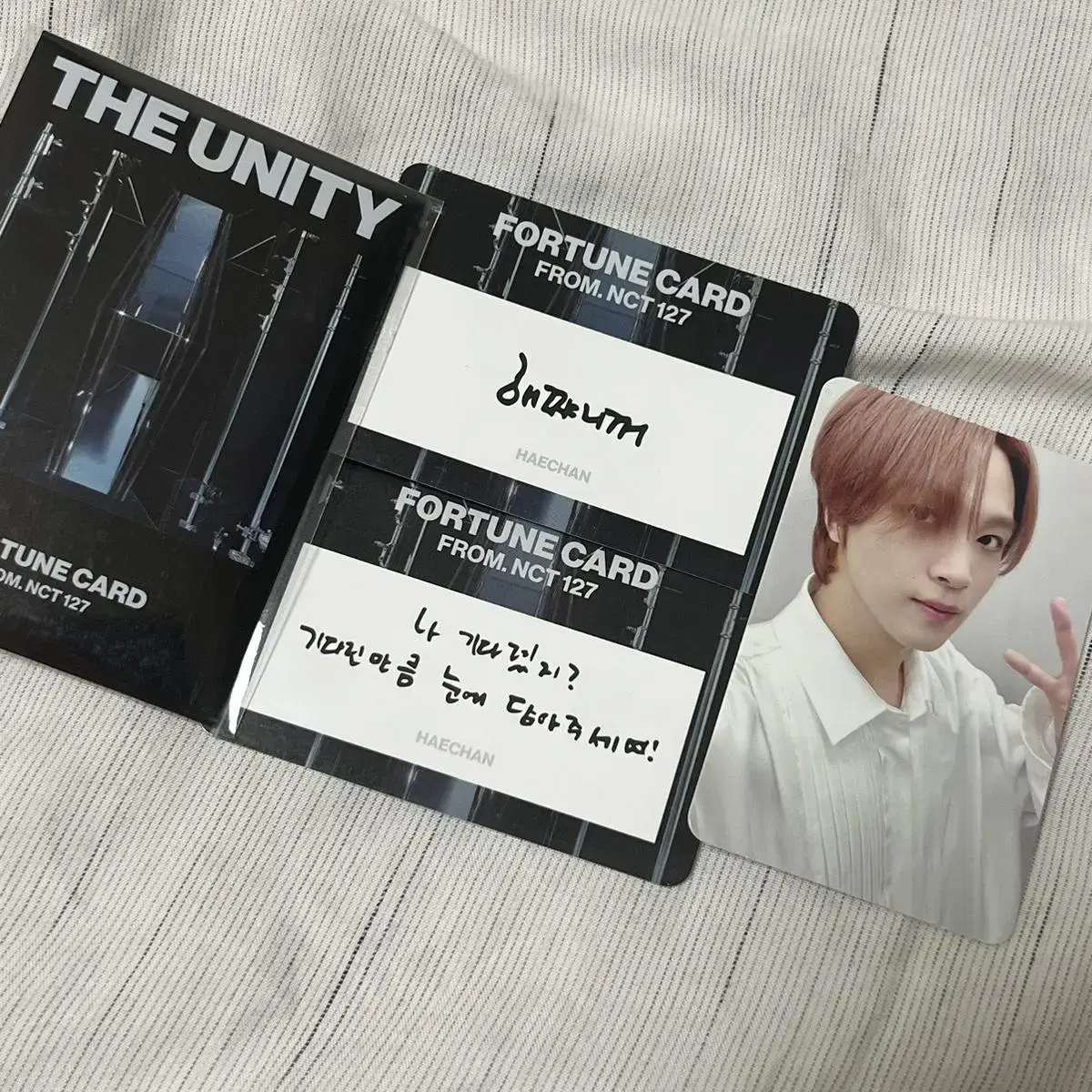 NCT 127 Unity Fortune haechan full set photocard The Dee Fortune NCT