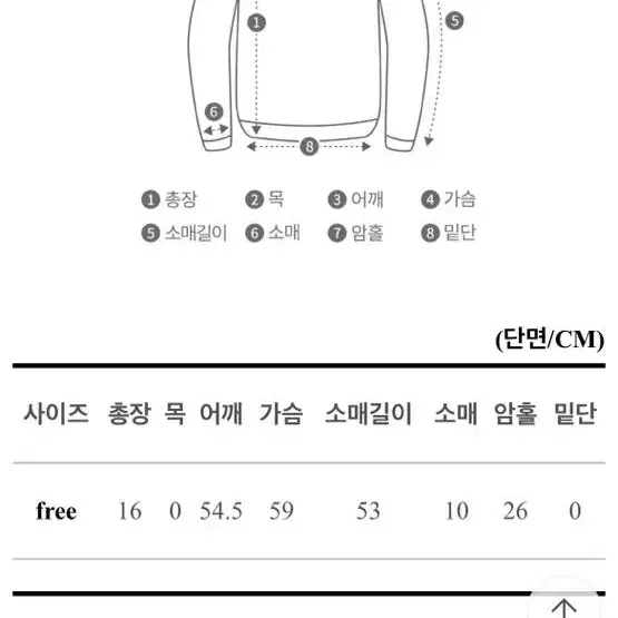 기모 크롭폴라+니트나시 세트 (새상품)