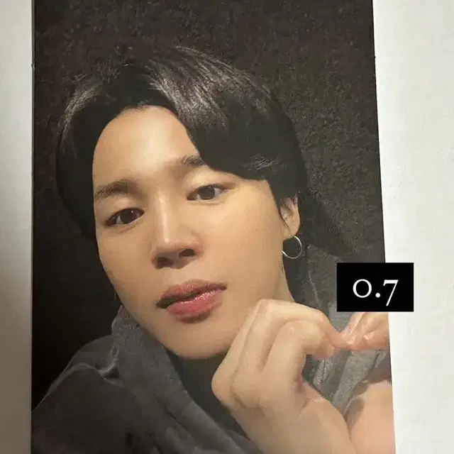 방탄 bts 지민 페이스 face 손하트 랜덤 포카