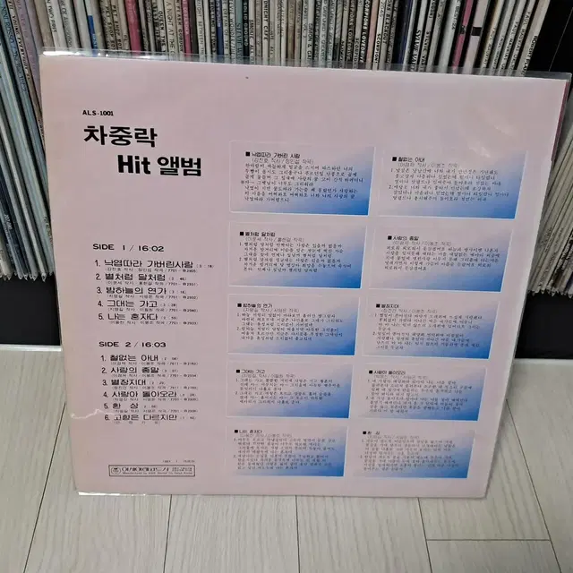 LP..차중락(1992년)히트앨범