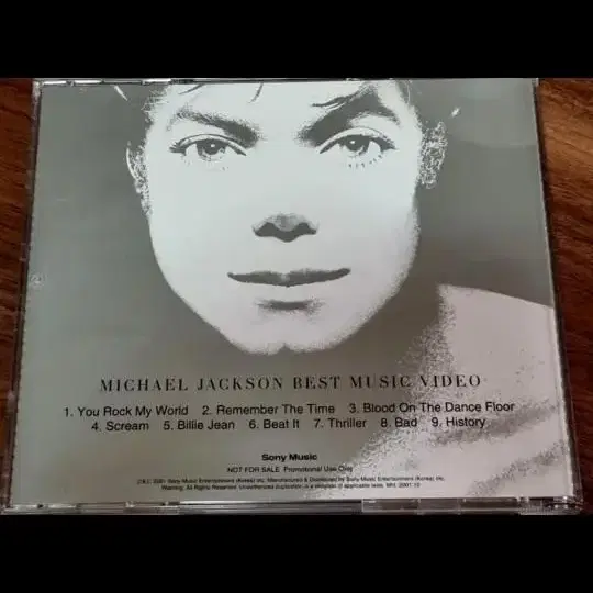 Michael jackson 마이클잭슨 인빈서블 VCD 픽쳐 CD