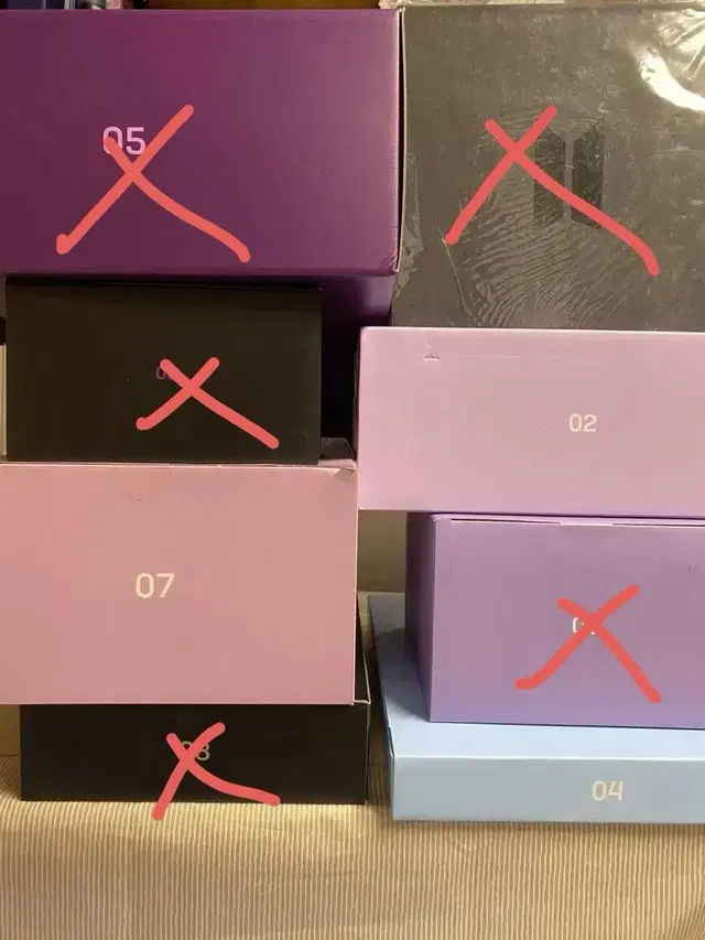 BTS MERCH BOX 방탄 머치박스 #1-8