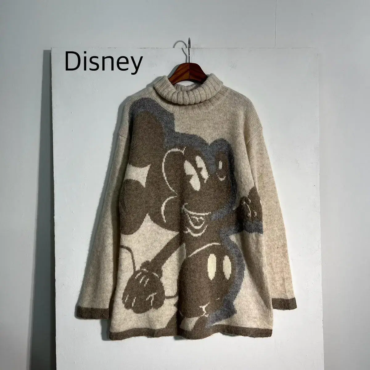 90s Disney wool 100% 디즈니 니트