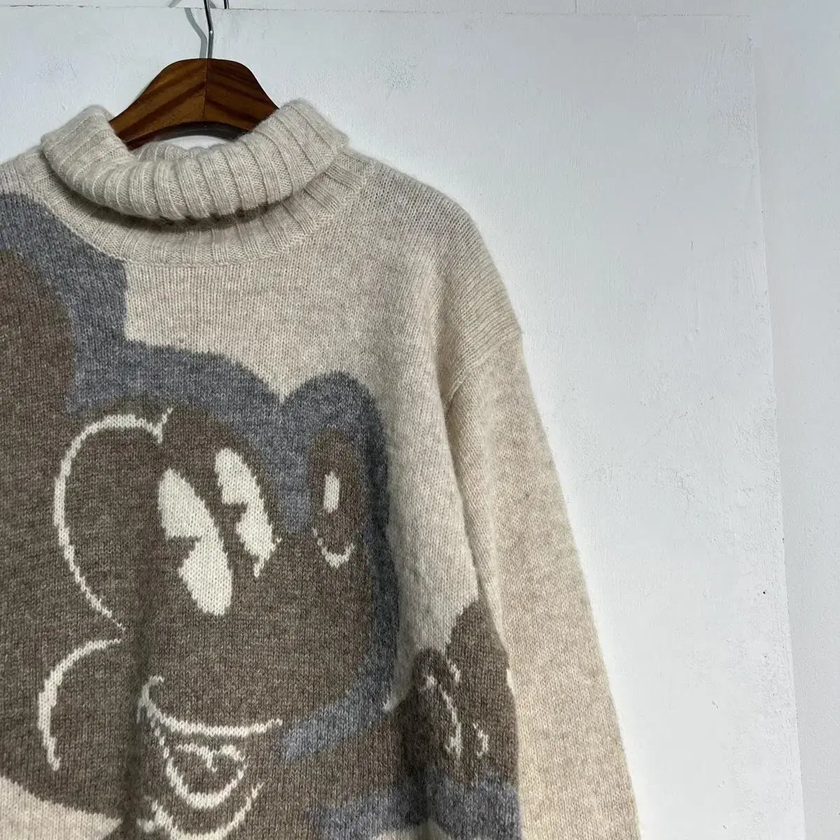 90s Disney wool 100% 디즈니 니트