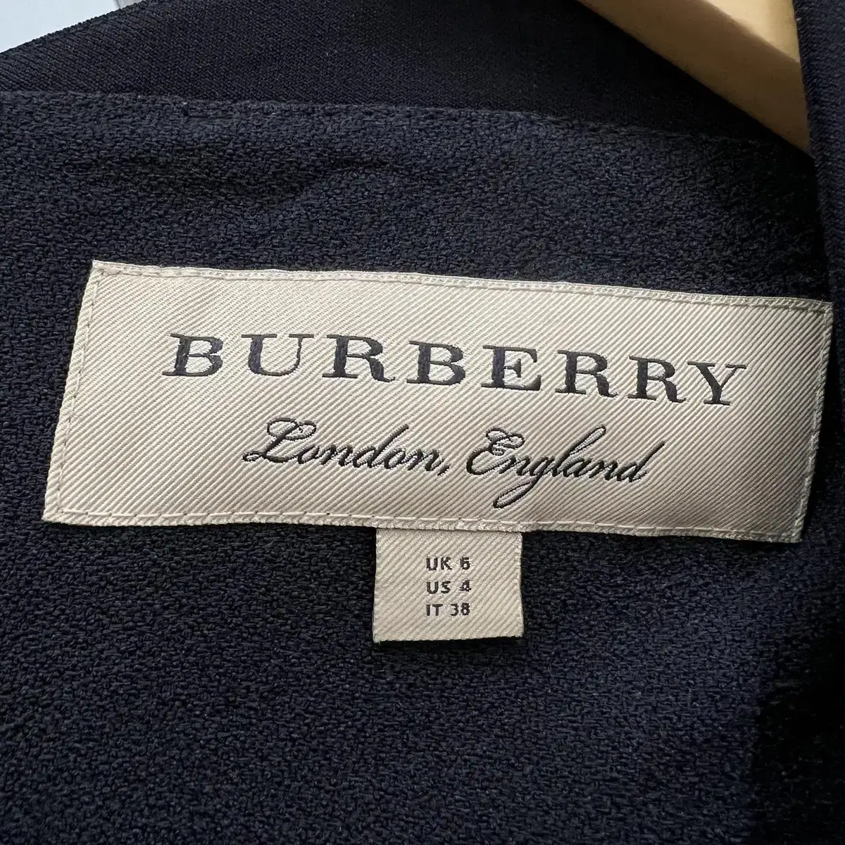 버버리 burberry 믹스 패턴 블랙 원피스