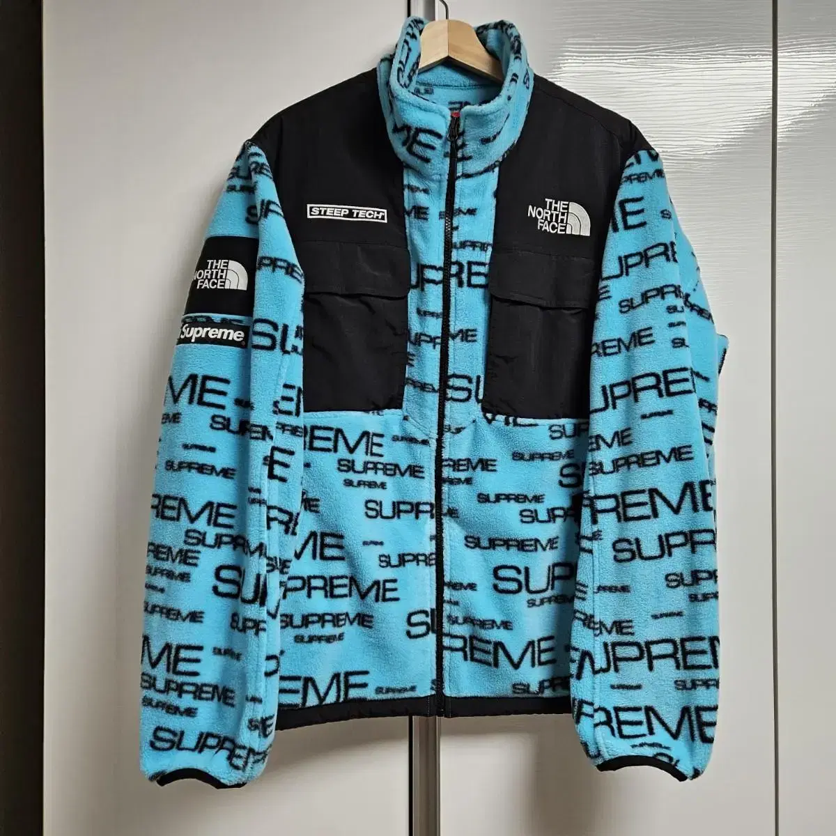 Supreme X The North Face Steep Tech Fleece Jacket Teal