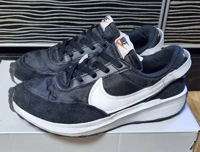 nike 나이키 와플 데뷰 DH9522-001 블랙화이트 240~245