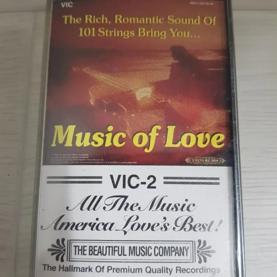 101 Strings Music of love미국수입카세트테잎 현악경음악