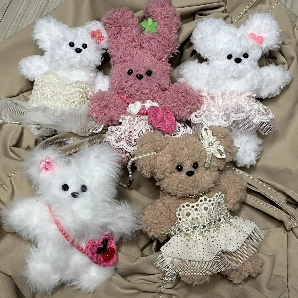 Handmade 모루인형 키링