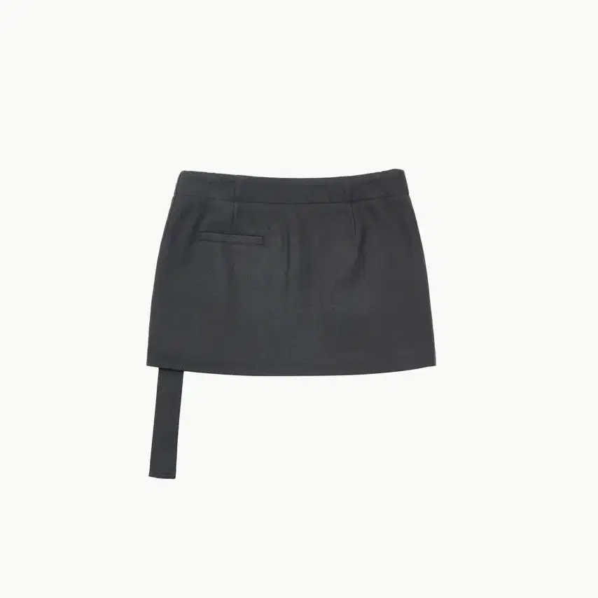 아모멘토 솔리드 울 벨트 스커트 SOLID WOOL BELT SKIRT