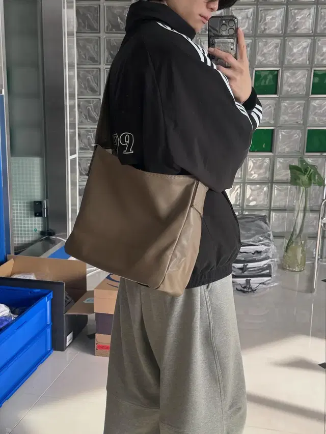 소프트 빅 숄더백soft big shoulder bag