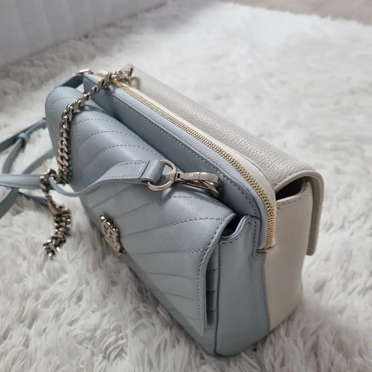 Louis Couture Colorblocked Crossbody Shoulder Bag