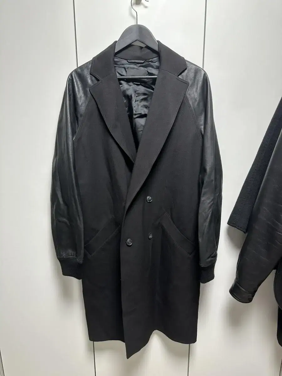 Alexander Wang Leather Combination Coat