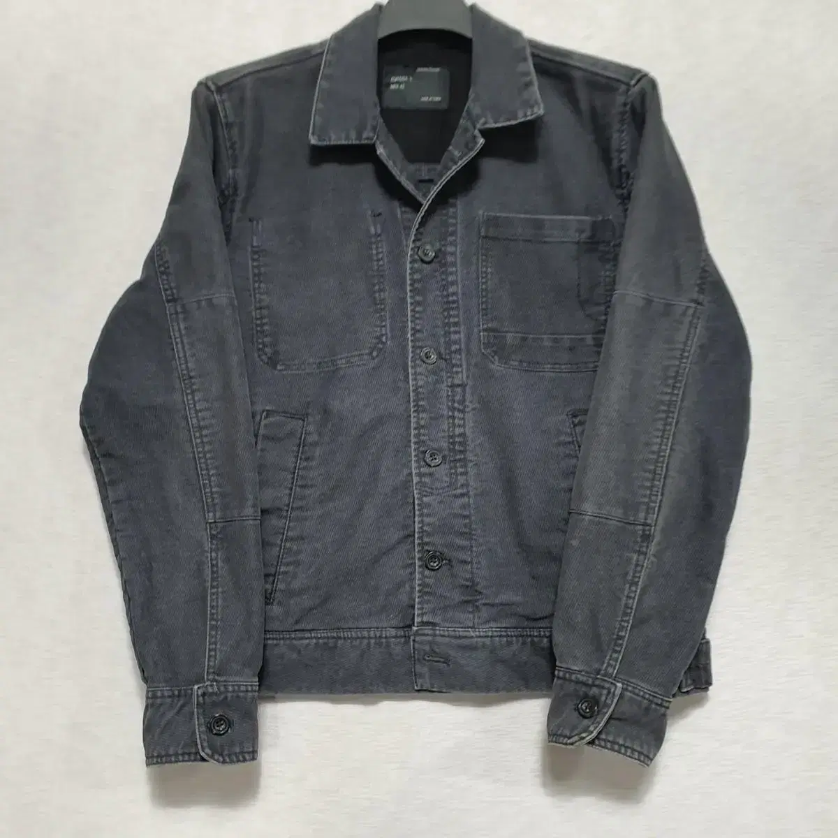 Moratapolkim Charcoal Denim Jacket Men 100ㅡ0125