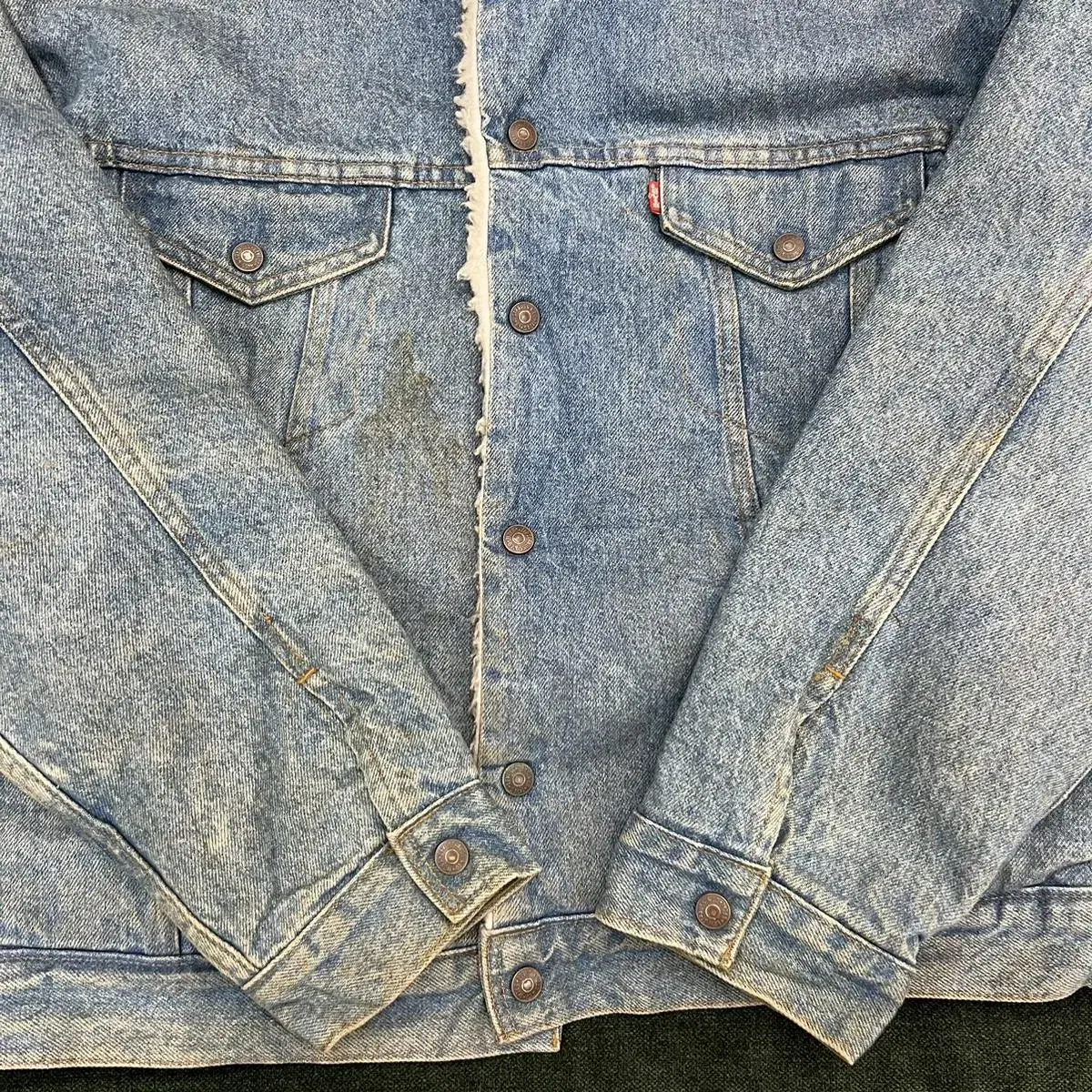 빈티지 80s Levis 리바이스 셰르파 데님자켓